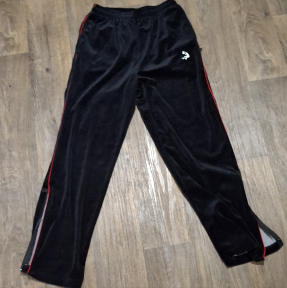 Shaquille O'Neal Bottom Side Zip Men's Velour Track Pants. - Picture 1 of 16